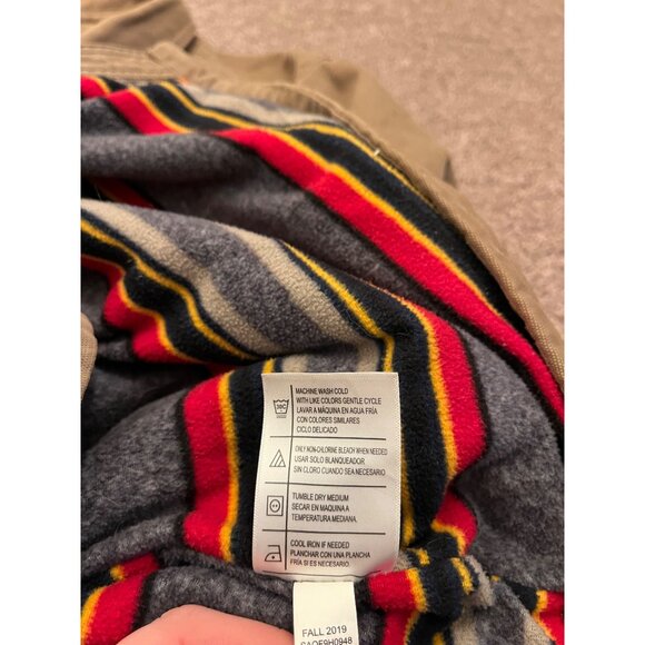 The American Outdoorsman Mens XXL Brown Button-Up Jacket Fleece Lining Pockets - Picture 8 of 8